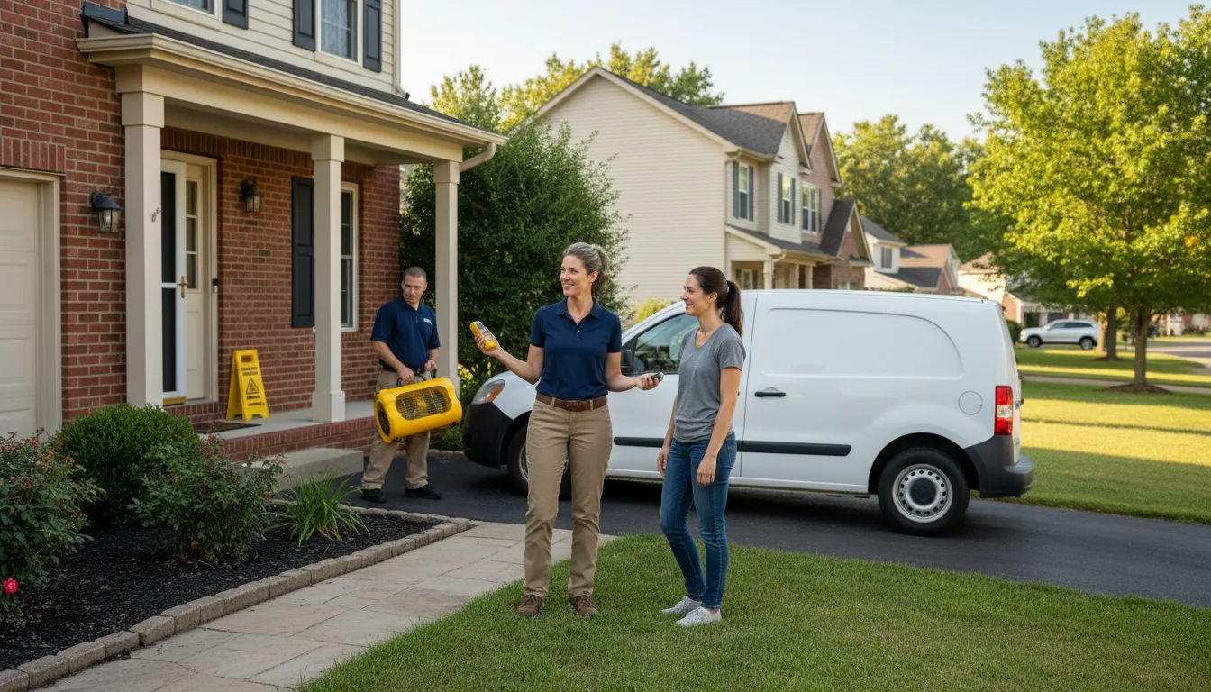 Residential water damage restoration in Greybull, WY